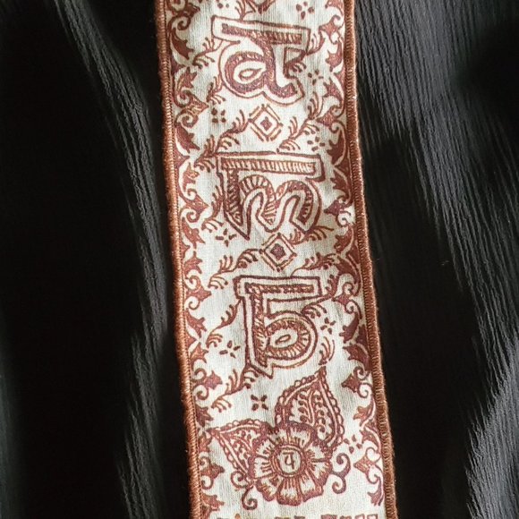 L.A.M.B. Gwen Stefani 100% Silk Dress in Black Gray and White Women's Size M - Picture 11 of 12